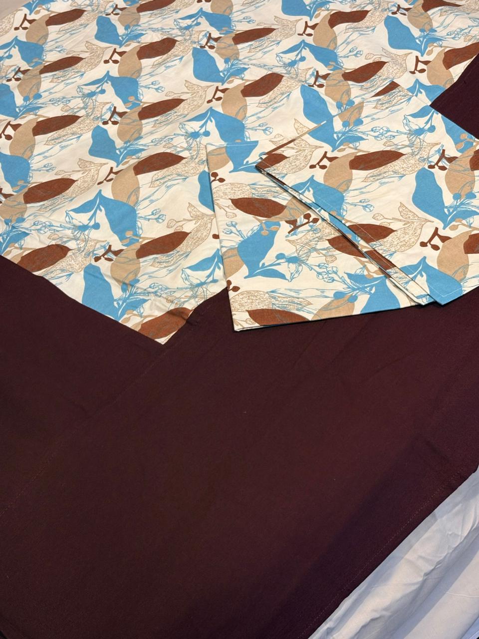 ELEGANT BIRD PRINT BORDER BEDSHEET