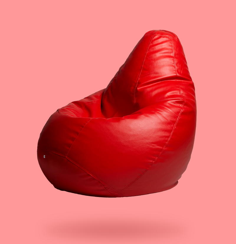 Ted Red Classic Sac Bean Bag with Beans