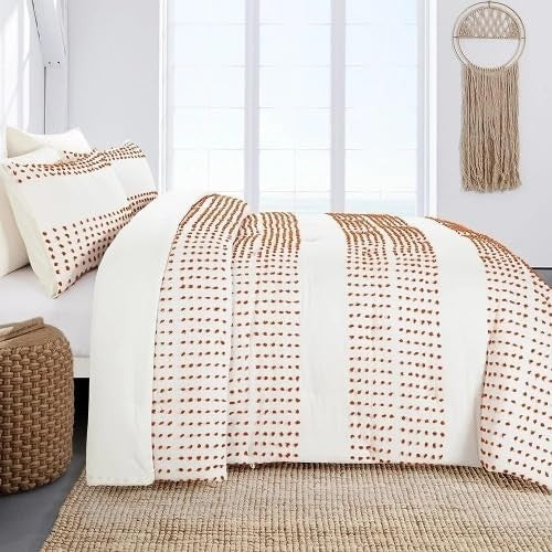 Rainfall Mosaic Tufted Duvet Cover – Luxury & Eco-Friendly Bedding