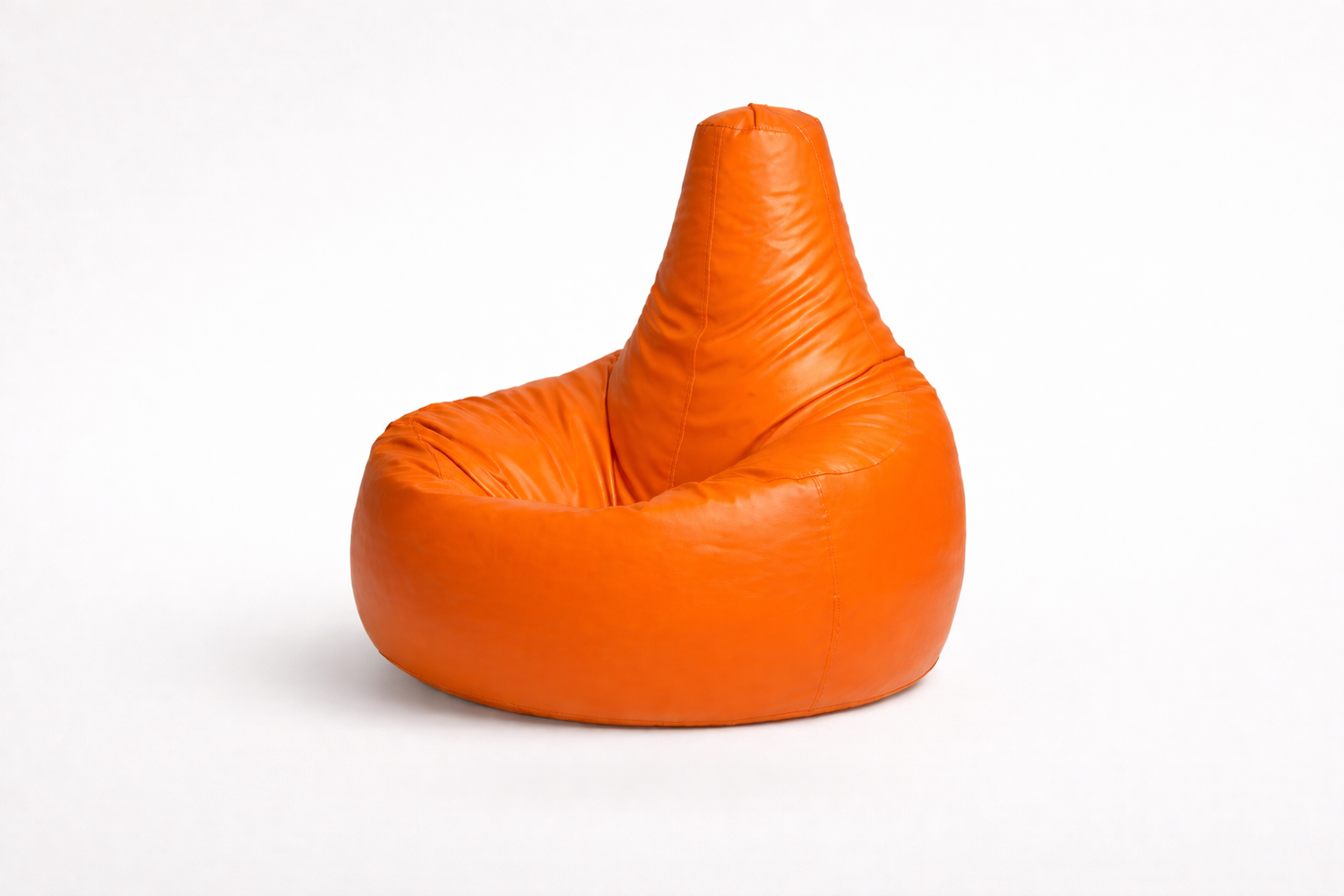 Orange Leatherette Gamer Bean Bag with Beans – Elite Gaming Throne