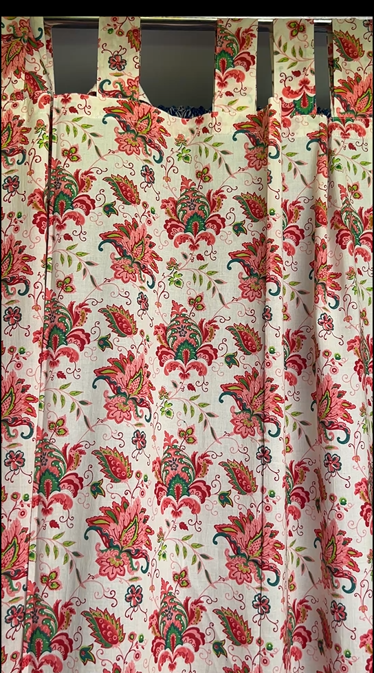 rosewood-romance-ready-made-cotton-curtains-premium-floral-paradise-collection-luxury-cottage-core-by-bear-teddy-home-decor