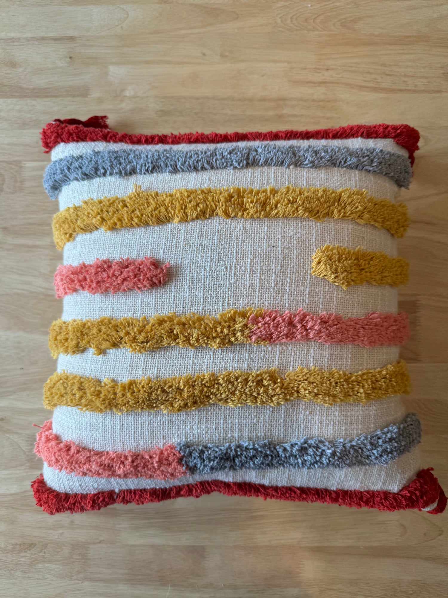 Horizontal Stripes Cushion Cover
