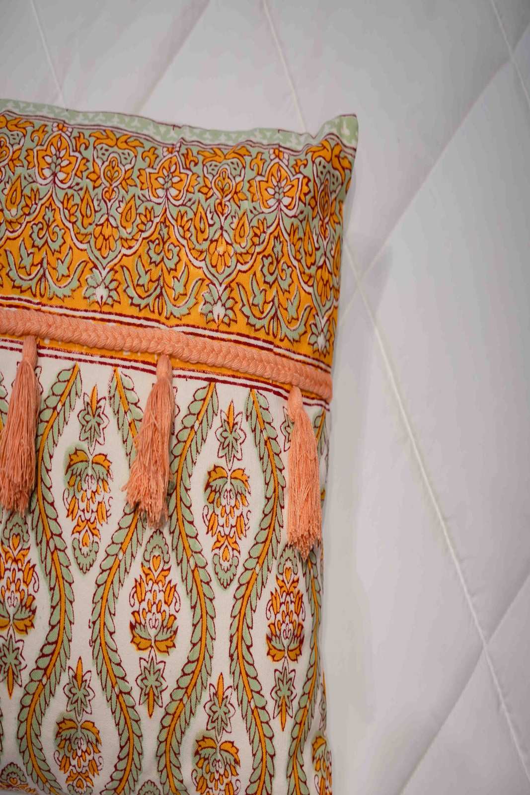 Orange Magic Pattern Cushion Cover