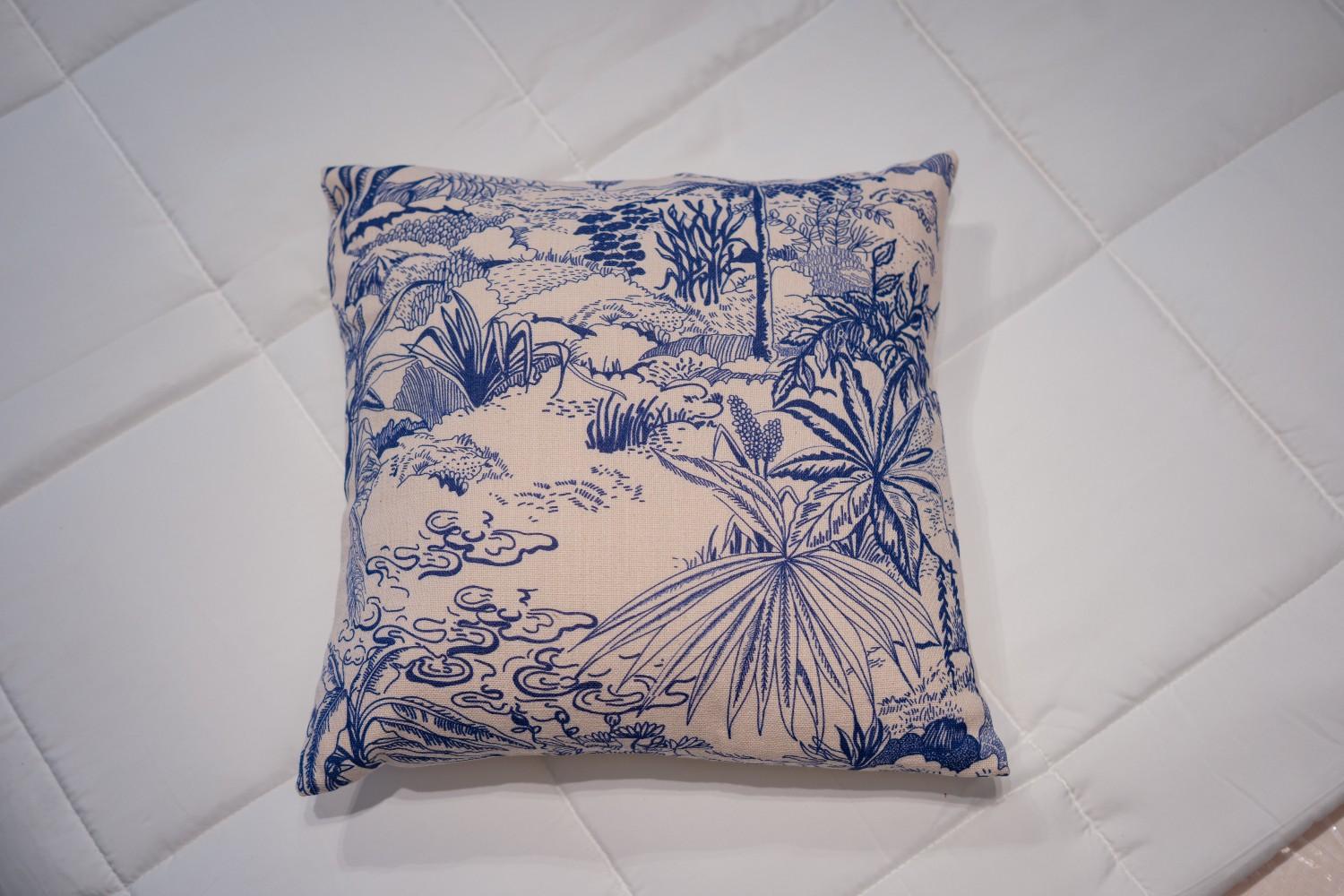 Enchanted Toile Cotton Cushion Cover – French Provincial Collection