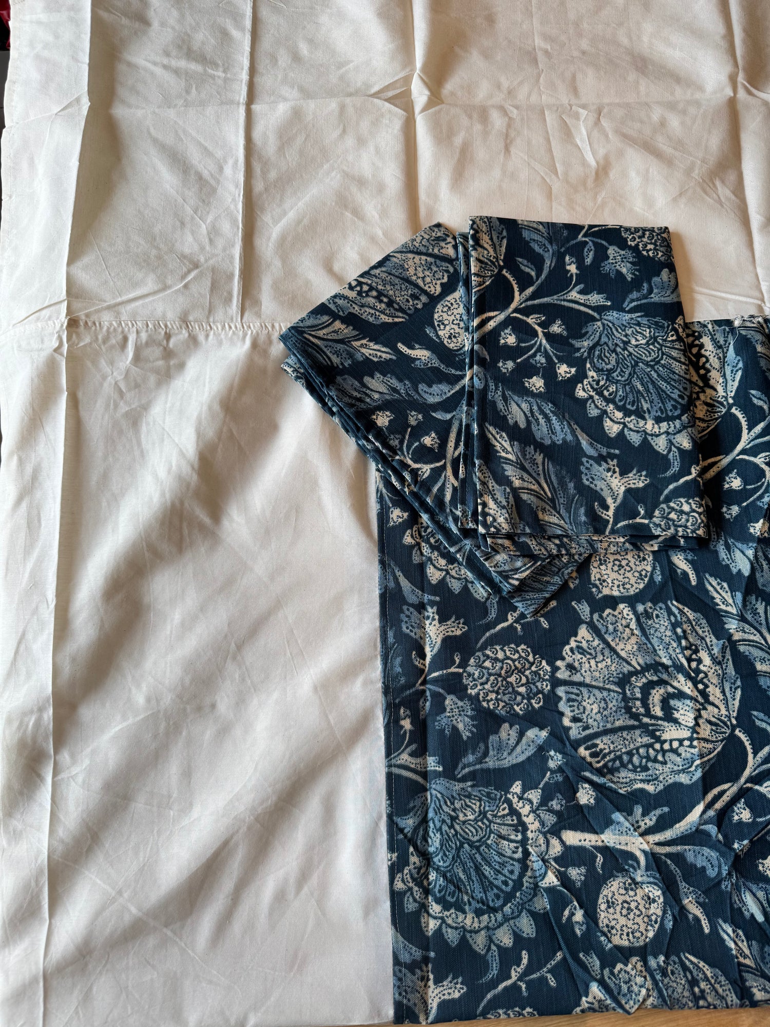 The Indigo Heritage Border Bed Sheet Set