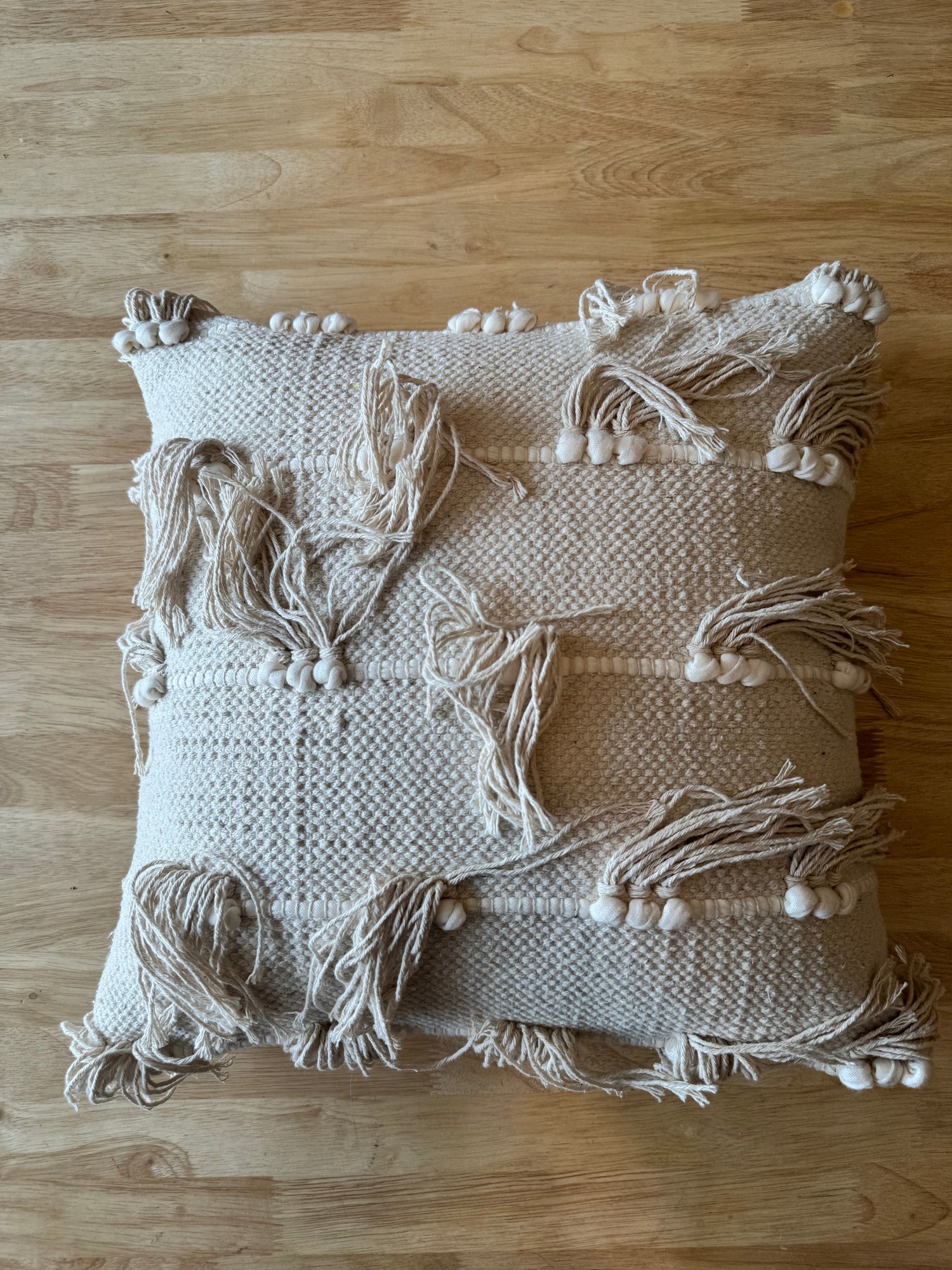 The Tasseled Weaver Cushion Cover