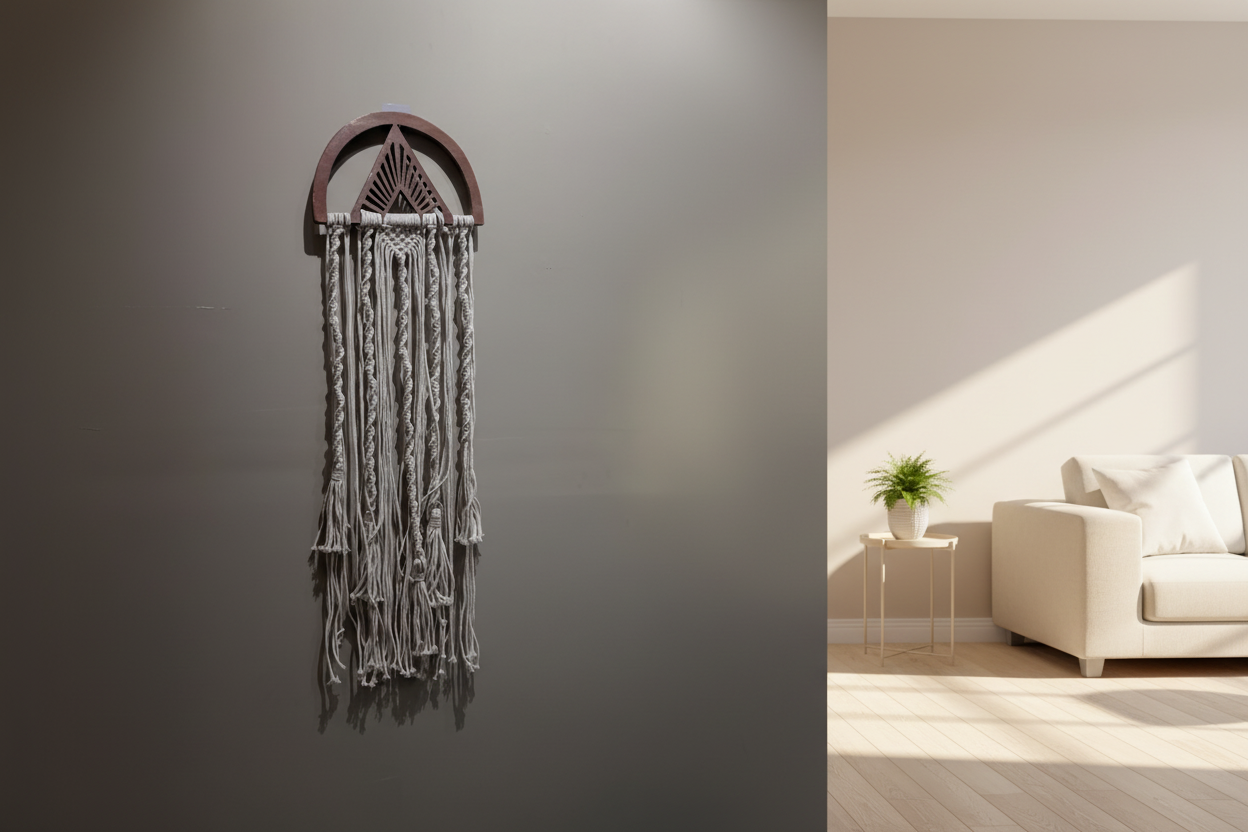 Geometric Macramé Arch