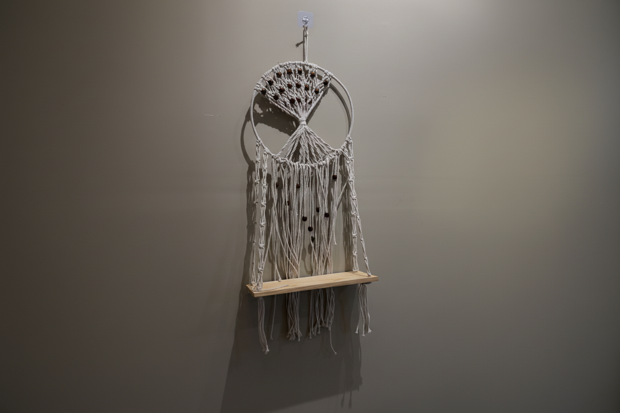 Tree of Life Macramé Shelf