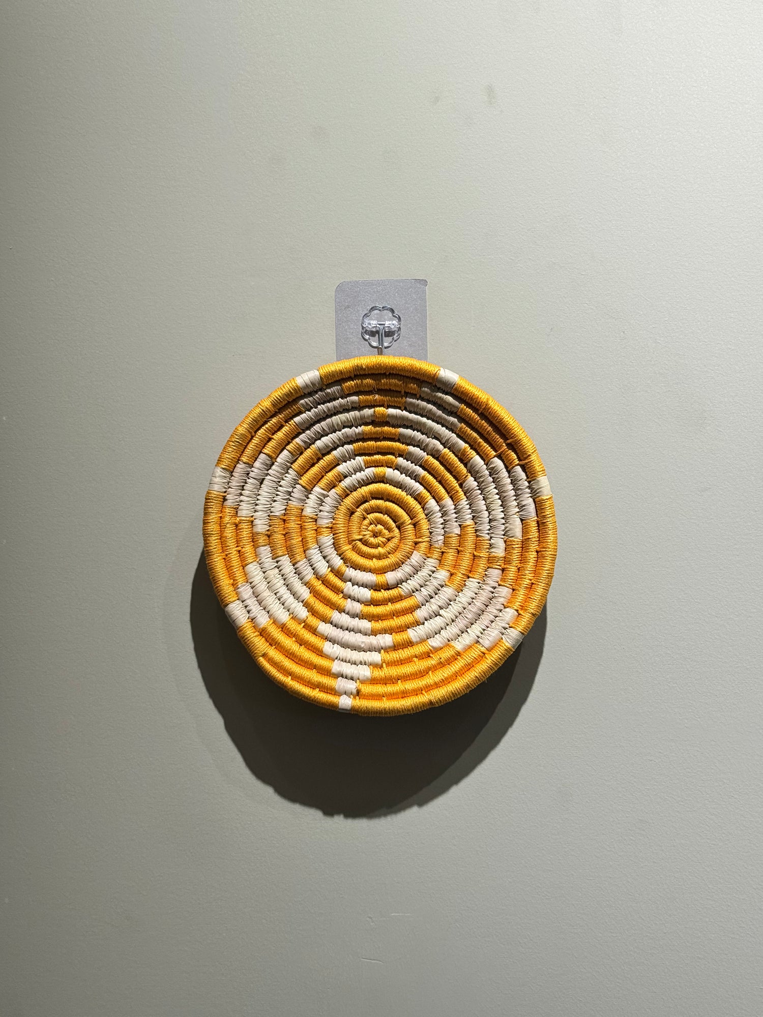 Golden Lattice Sabai Wall Hanging