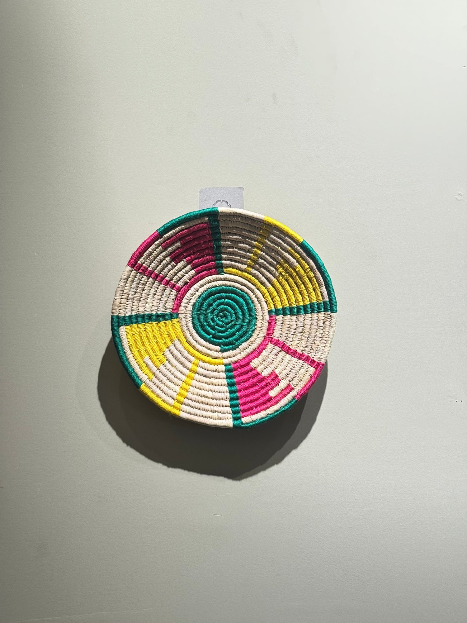 Kaleidoscope Wheel Sabai Wall Hanging