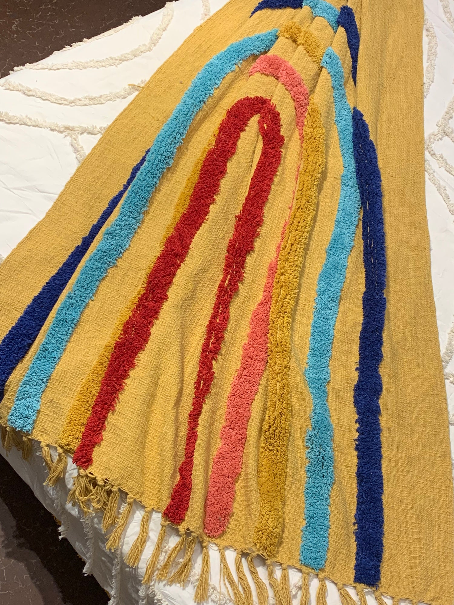 Rainbow Trails Sofa Throw