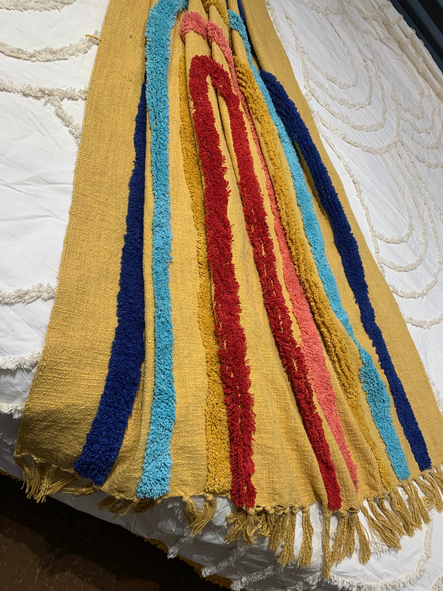 Rainbow Trails Sofa Throw