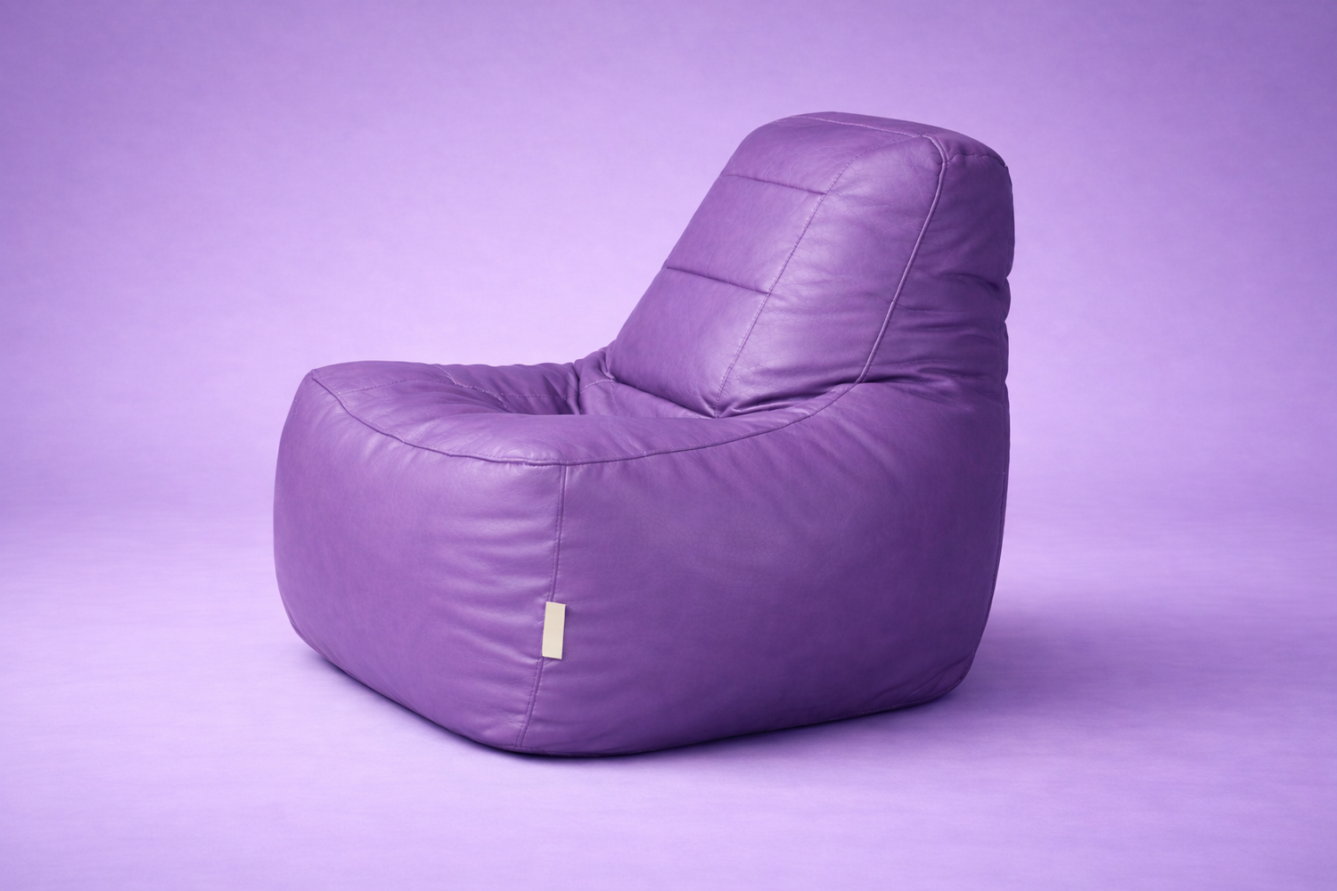 Violet Leatherette Rester Bean Bag – Royal Ergonomic Lounger Chair