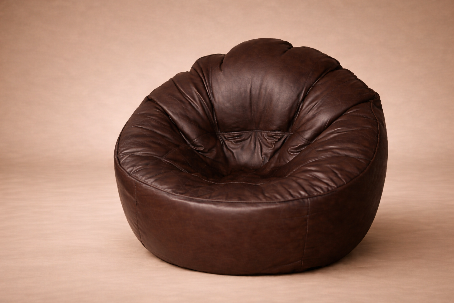 Choco Brown Mudda Bean Bag – Leather Lounge Seat