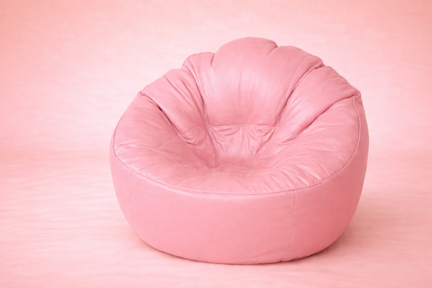 Pink Mudda Bean Bag – Premium Leather Seat