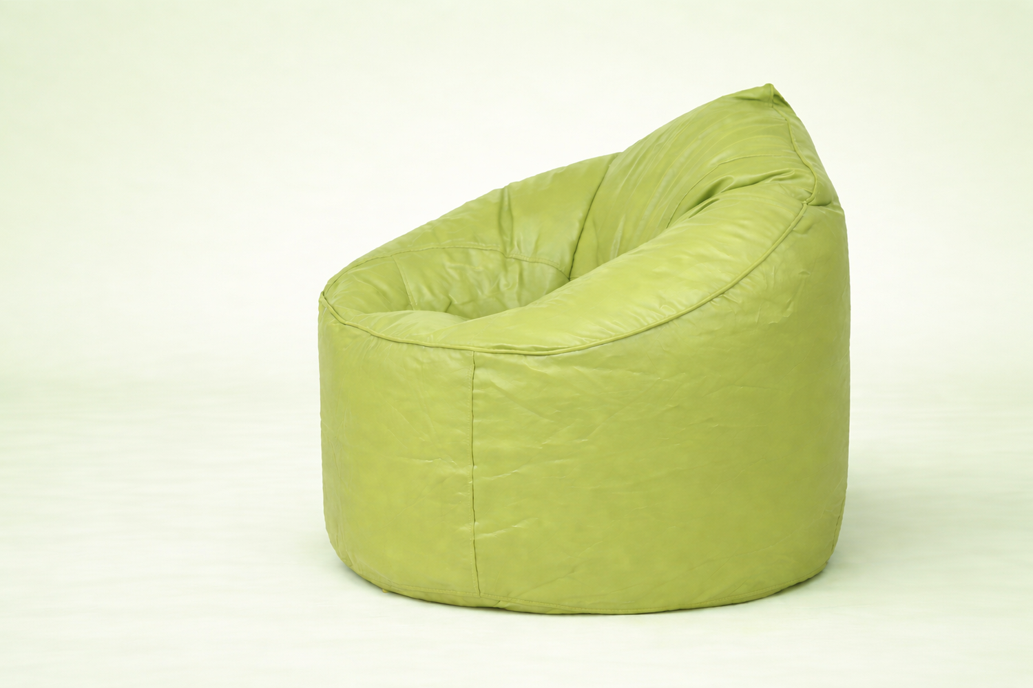 Sage Green Mudda Bean Bag – Premium Leather Seat