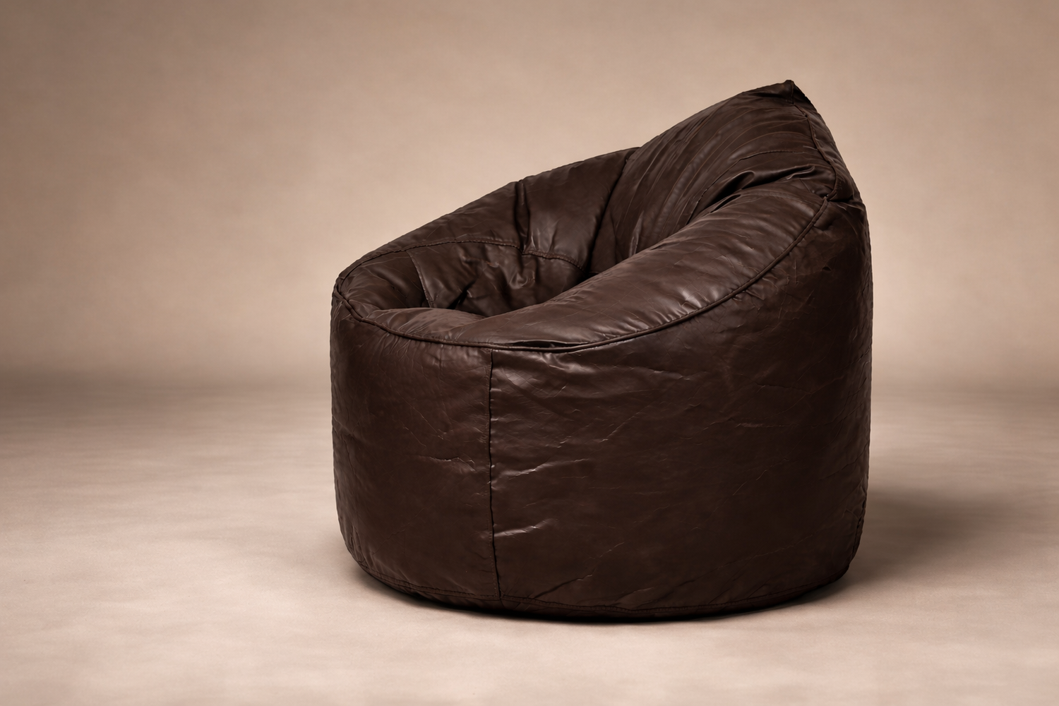 Choco Brown Mudda Bean Bag – Leather Lounge Seat
