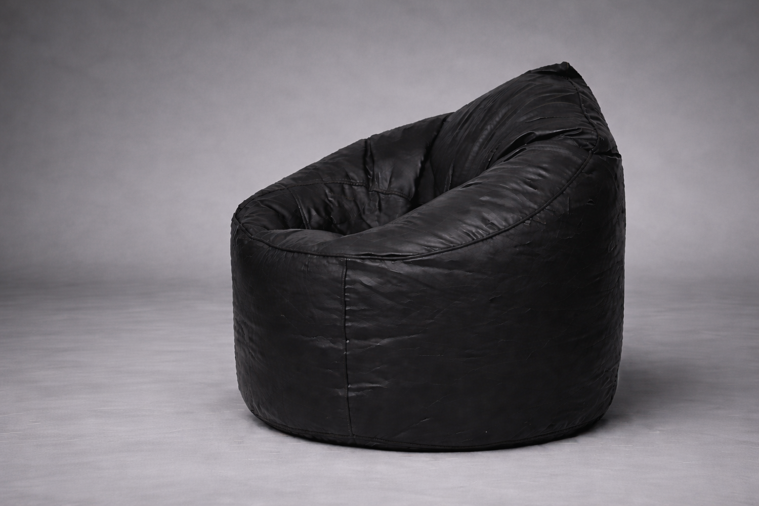 Black Mudda Bean Bag – Premium Leather Seat