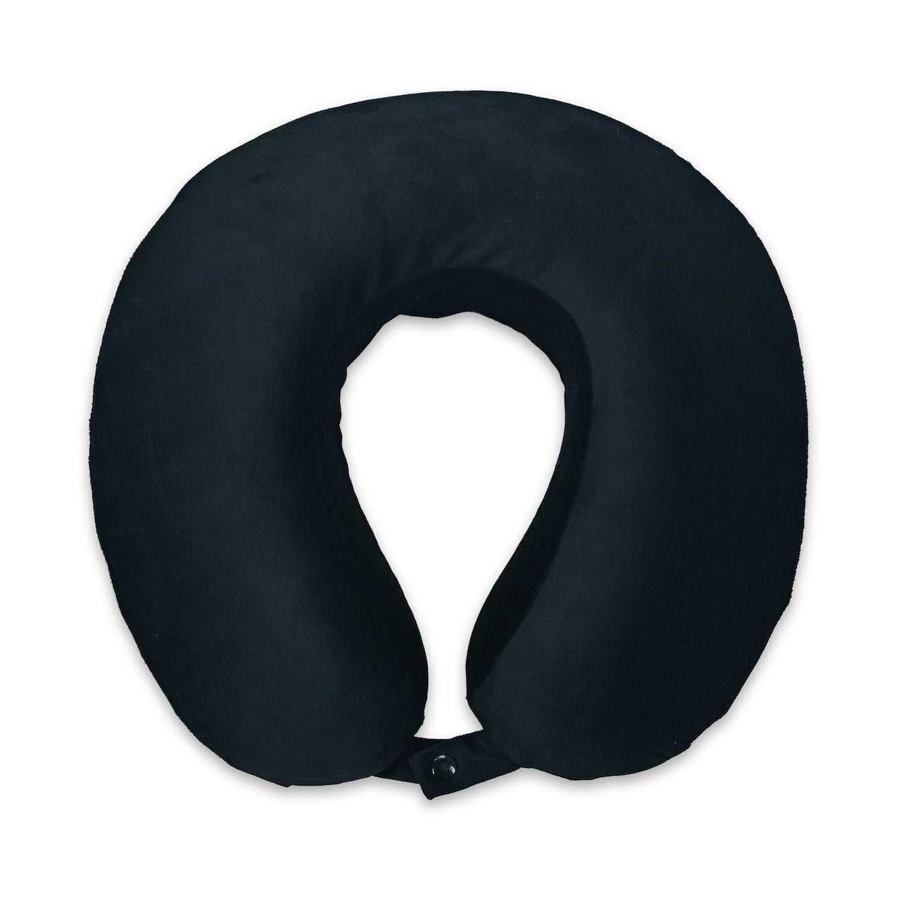 travel-neck-pillow-black-u-shaped-soft-memory-foam