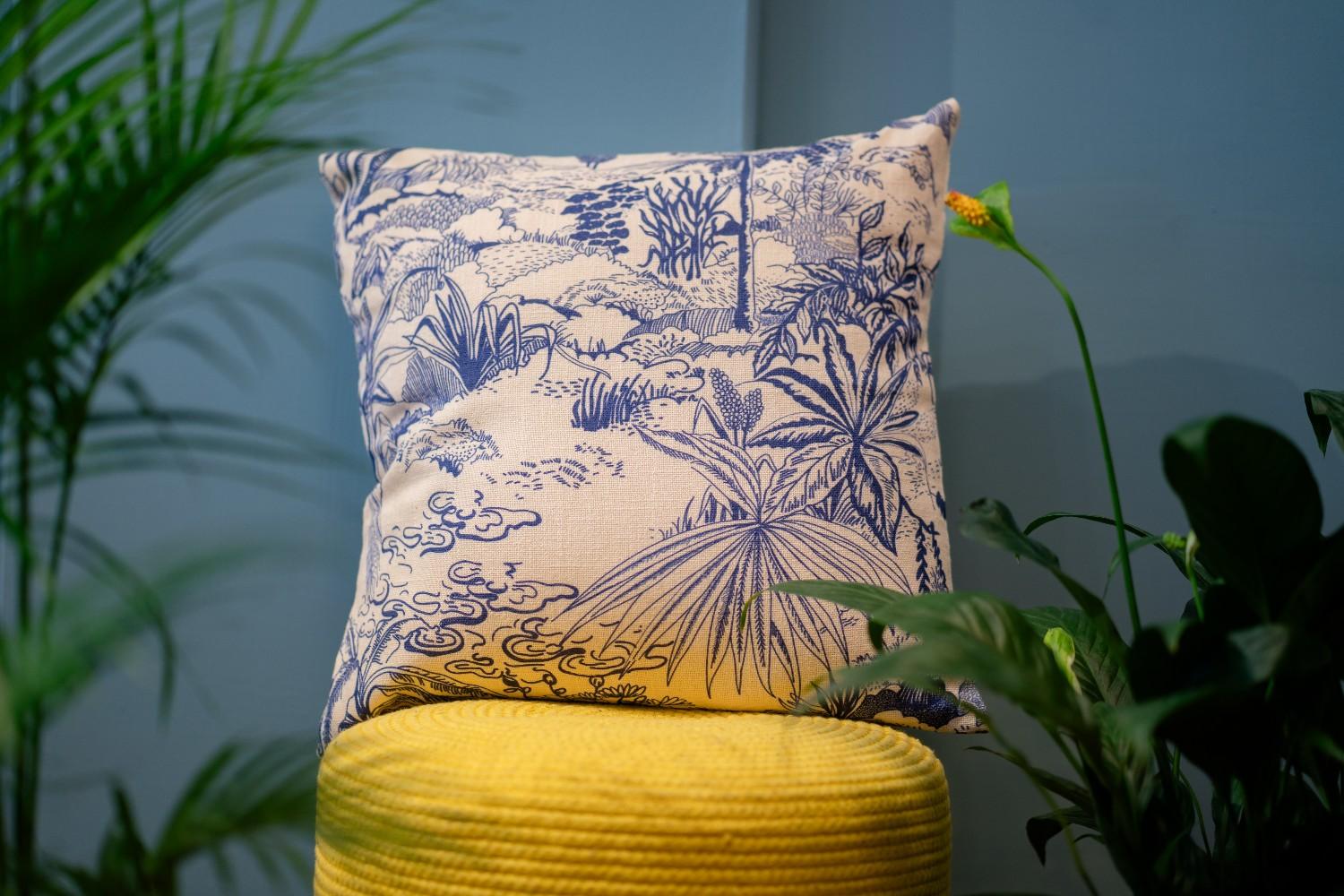 Enchanted Toile Cotton Cushion Cover – French Provincial Collection