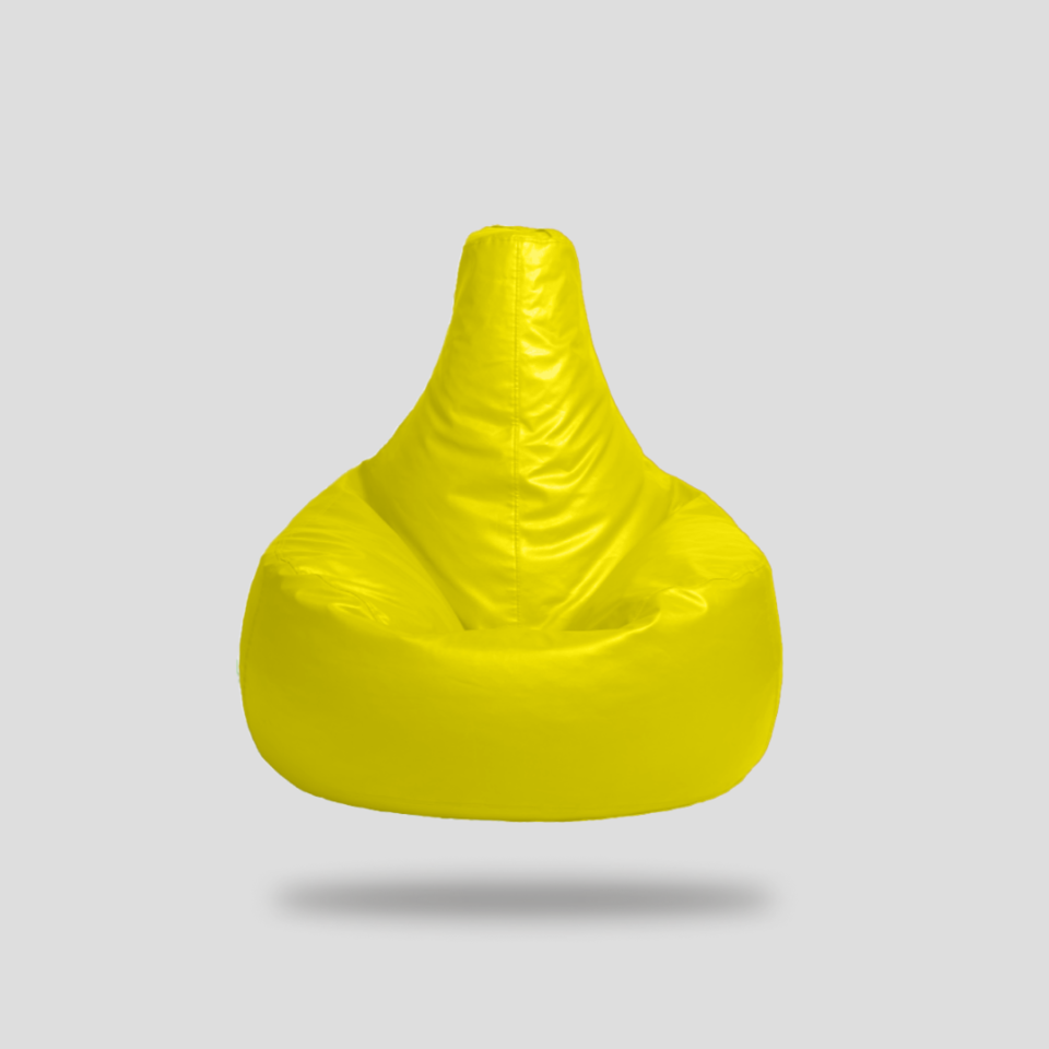 Yellow Gaming Bean Bag Cover Only