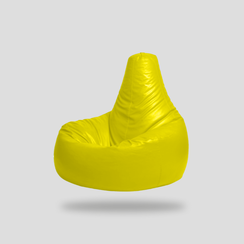 Yellow Gaming Bean Bag Cover Only