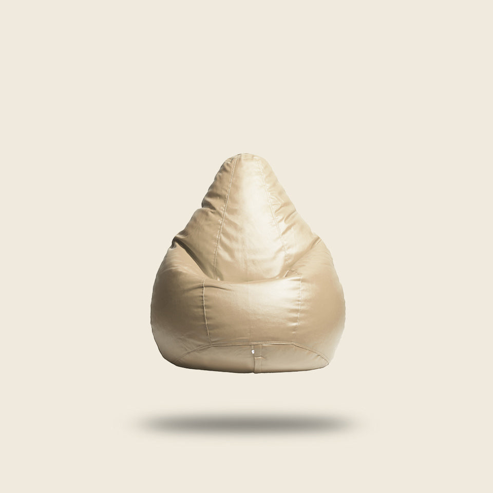 Beige Bean Bag with Beans