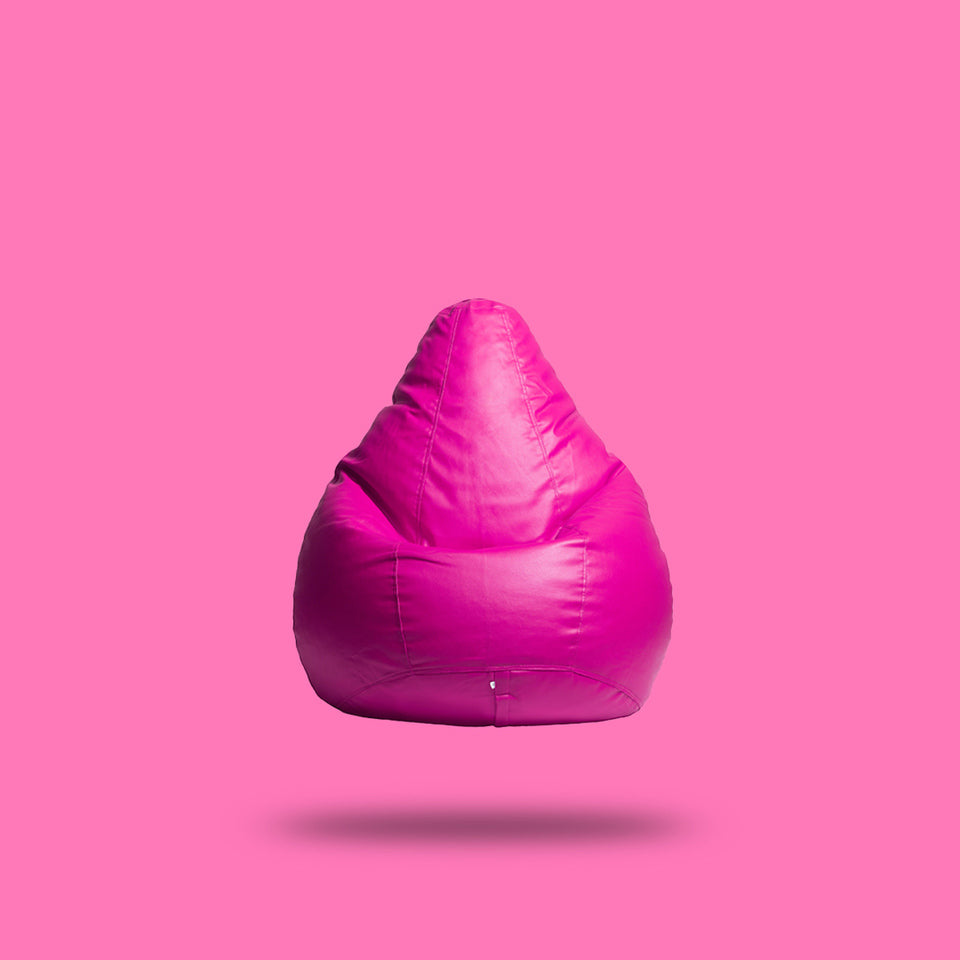 Classic Sac Pink Bean Bag with Beans