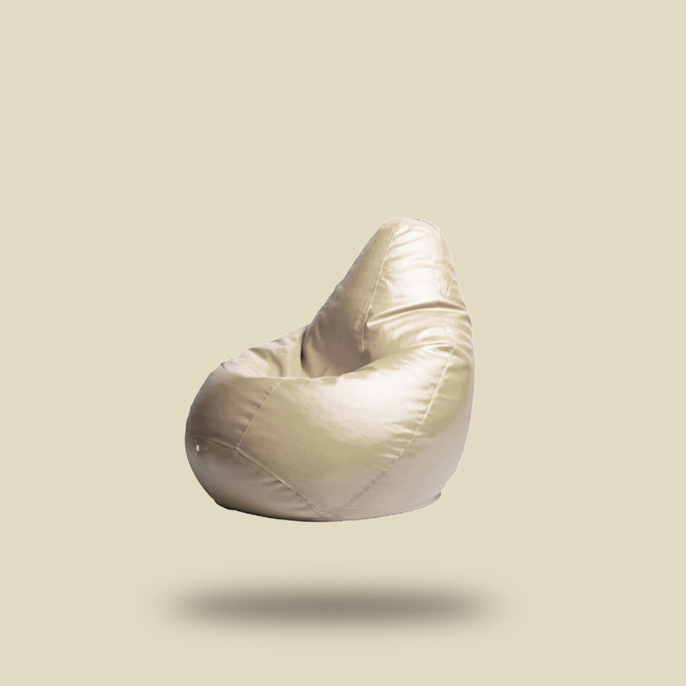 Beige Bean Bag with Beans