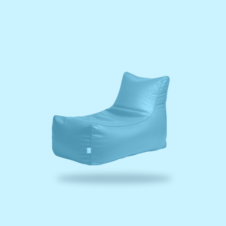 Sky Blue Lounger Bean Bag Cover Only