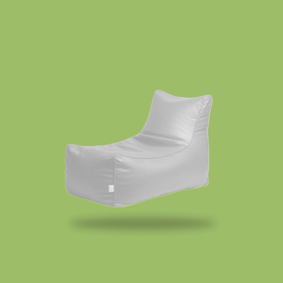 White Lounger Bean Bag Cover Only
