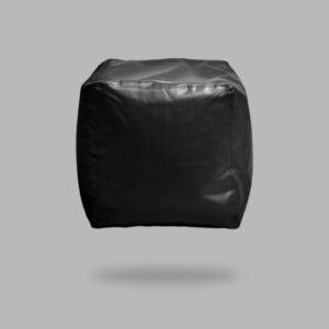 Black Beanbag with footstool - COMBO