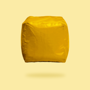 Yellow Beanbag with footsool - COMBO