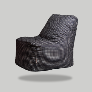 Polka Rester chair beanbag with beans - cotton canvas