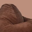 Classic Sack – Faux Fur Fabric || Brown| (With bean)Teardrop shape